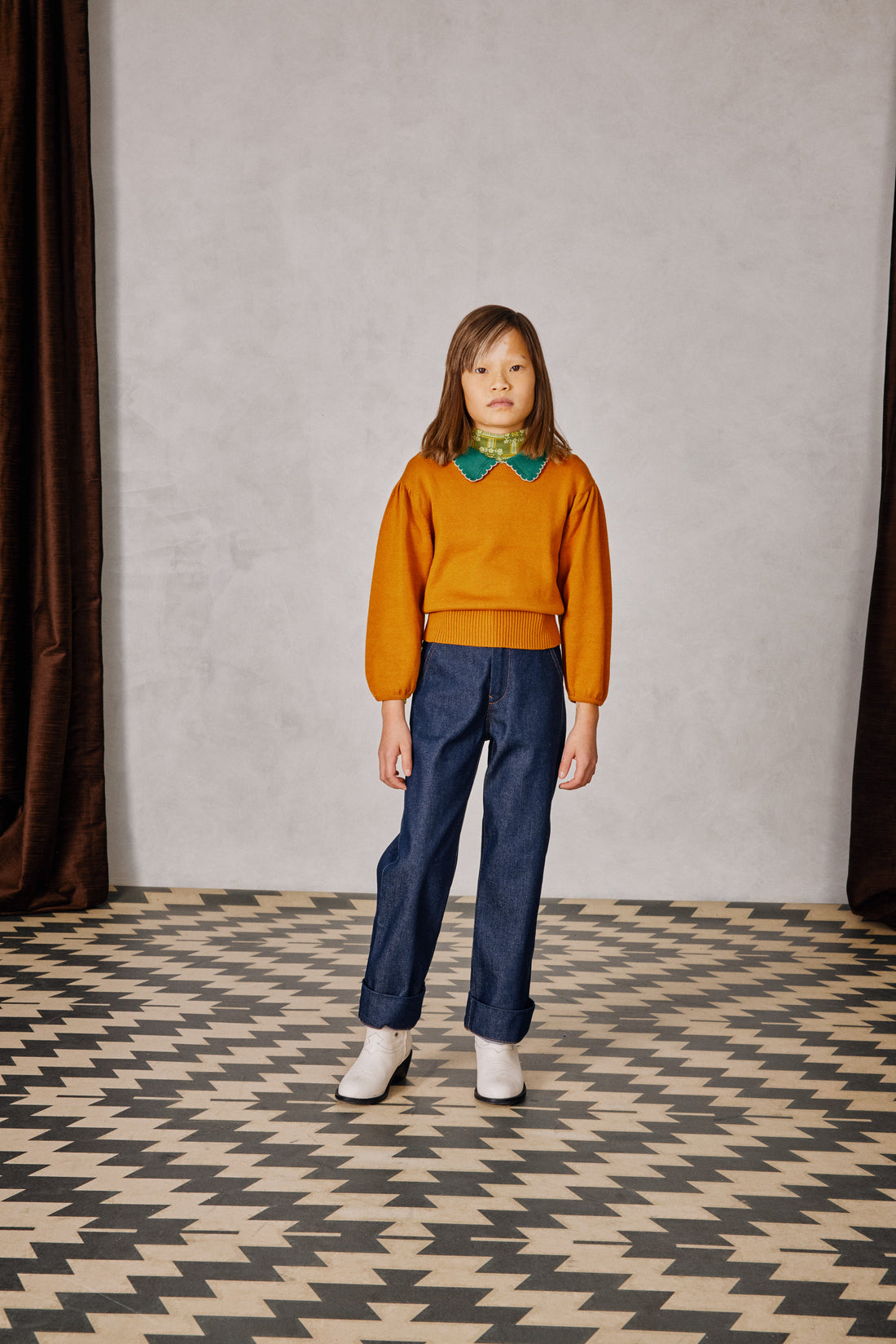 Misha and Puff Joanne Sweater  - Marigold