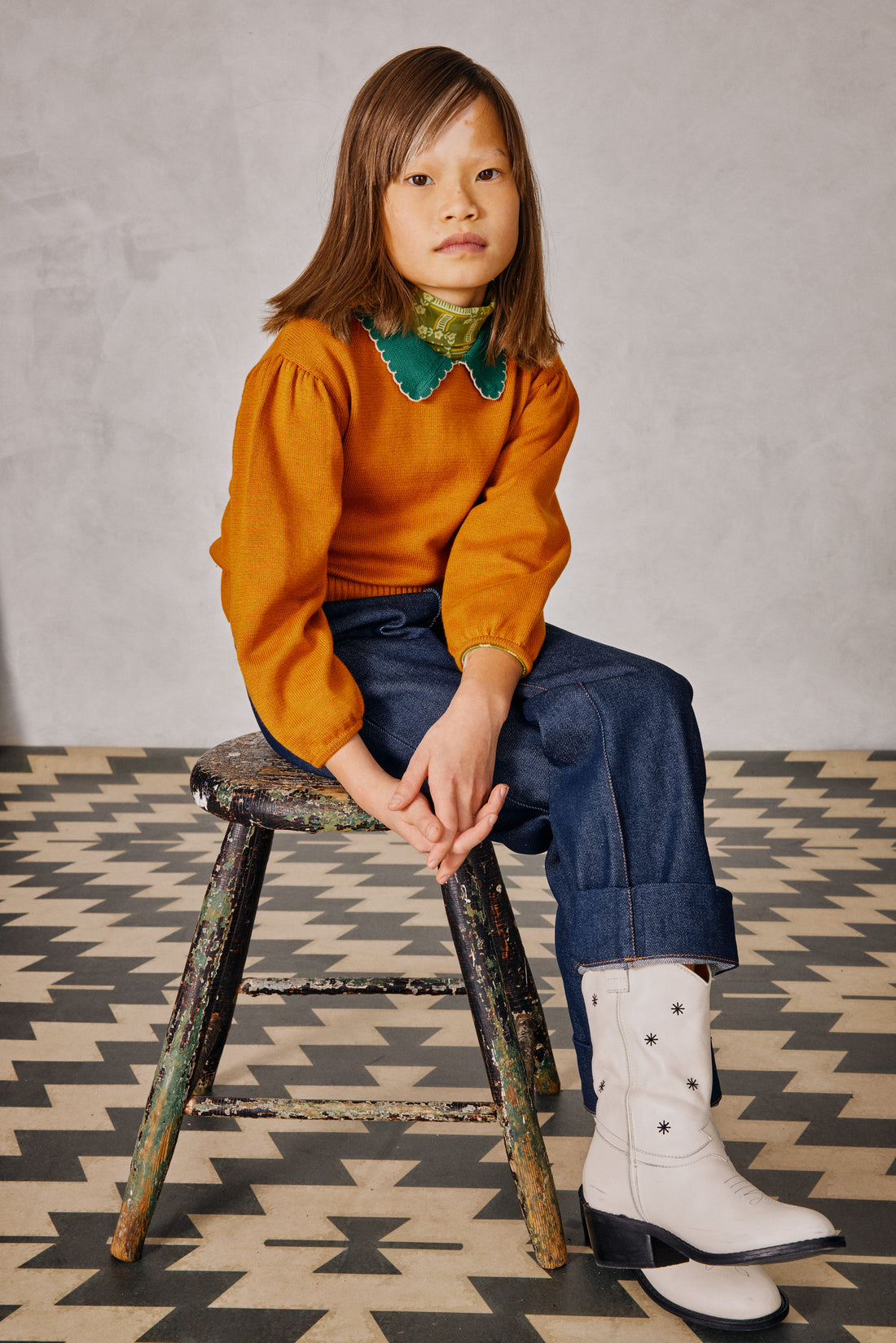 Misha and Puff Joanne Sweater  - Marigold