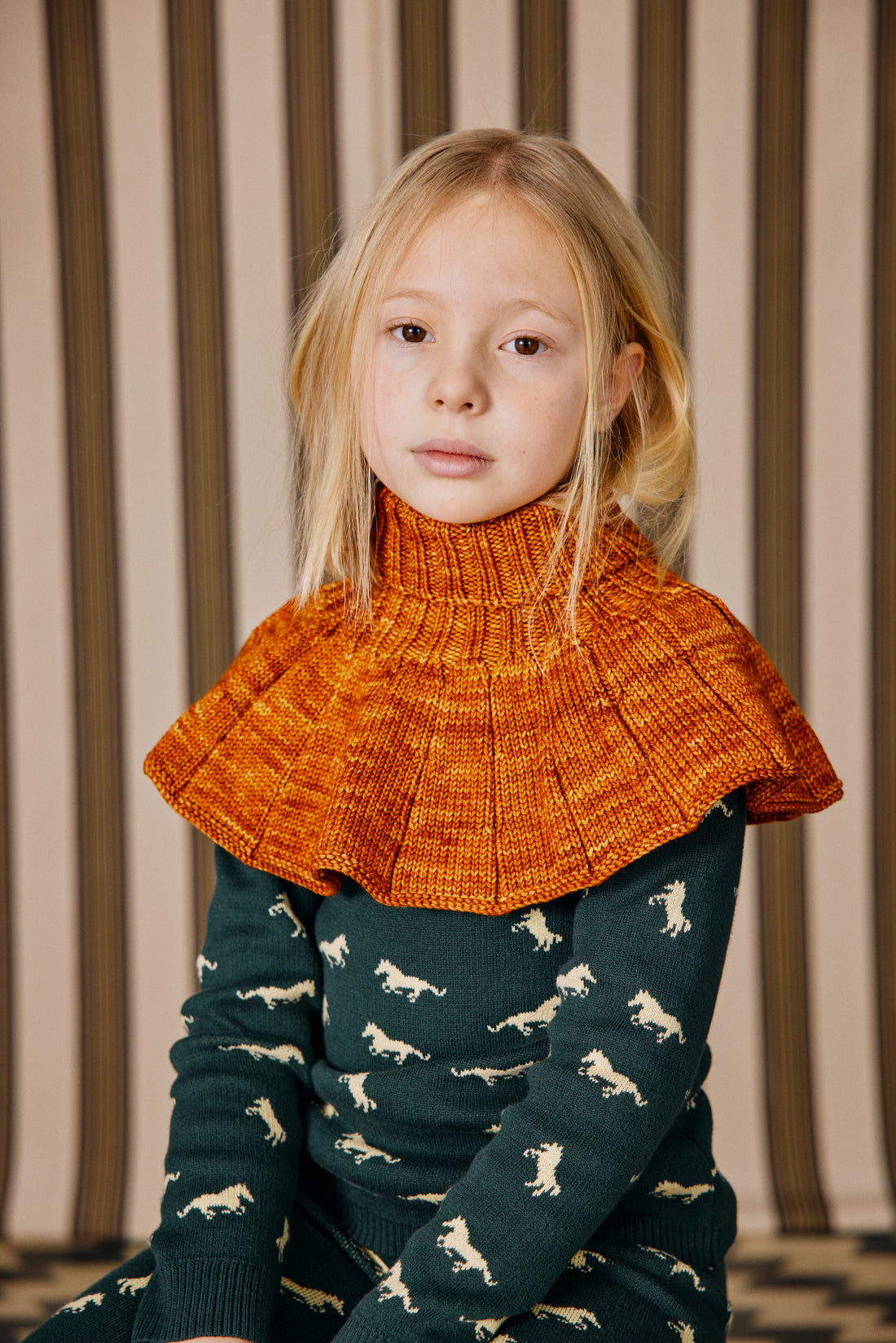Misha and Puff Izzy Turtleneck  - Camp Green Wild Horses