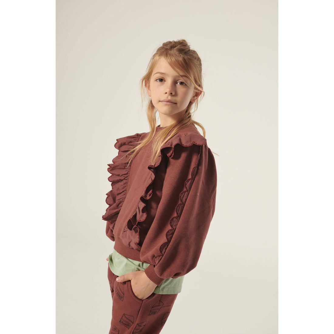 Letter To the World Chestnut Portia Sweatshirt