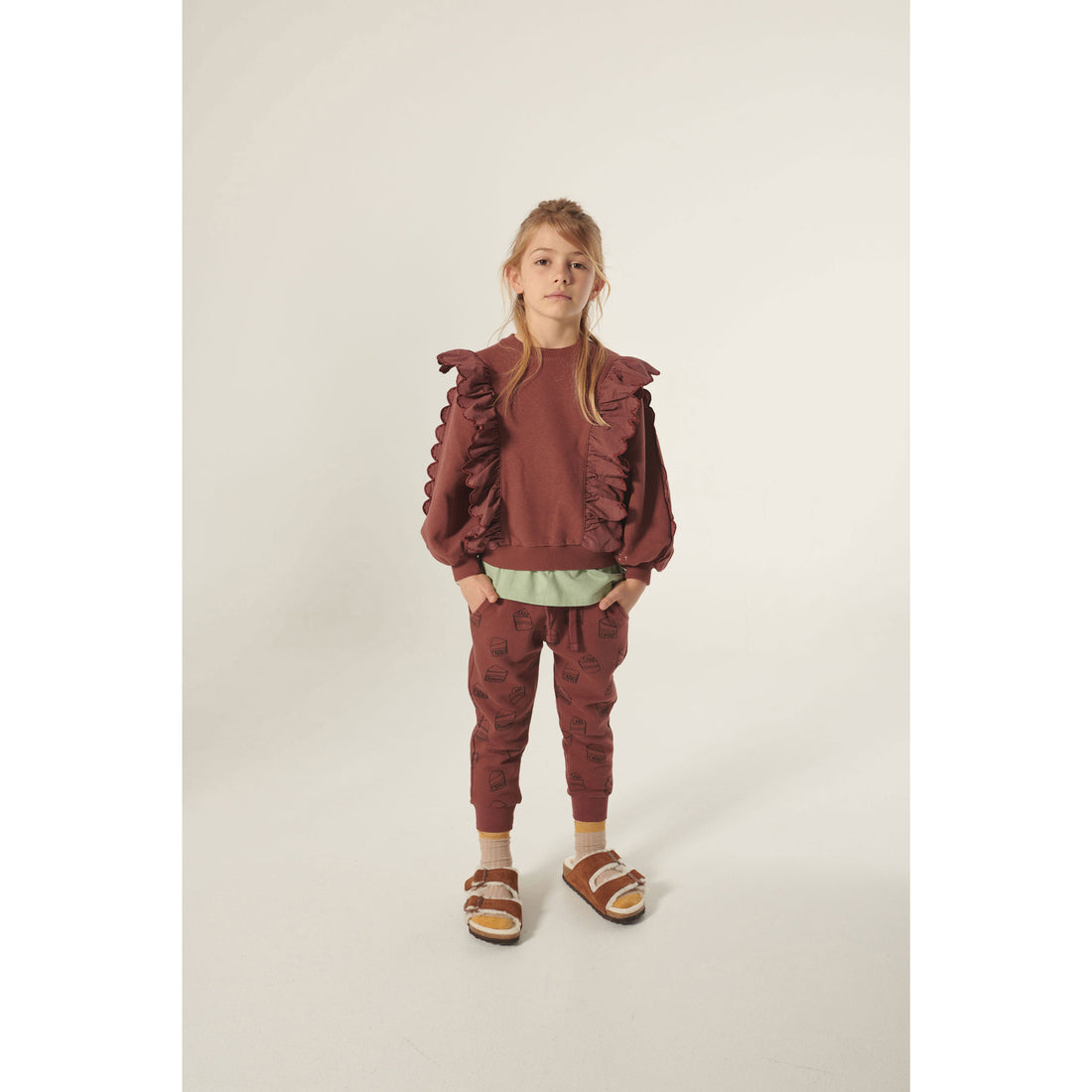 Letter To the World Chestnut Portia Sweatshirt