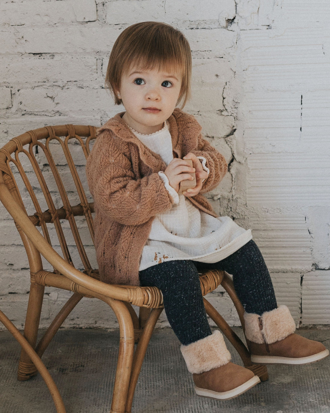 Buho Latte Baby Boho Cardigan