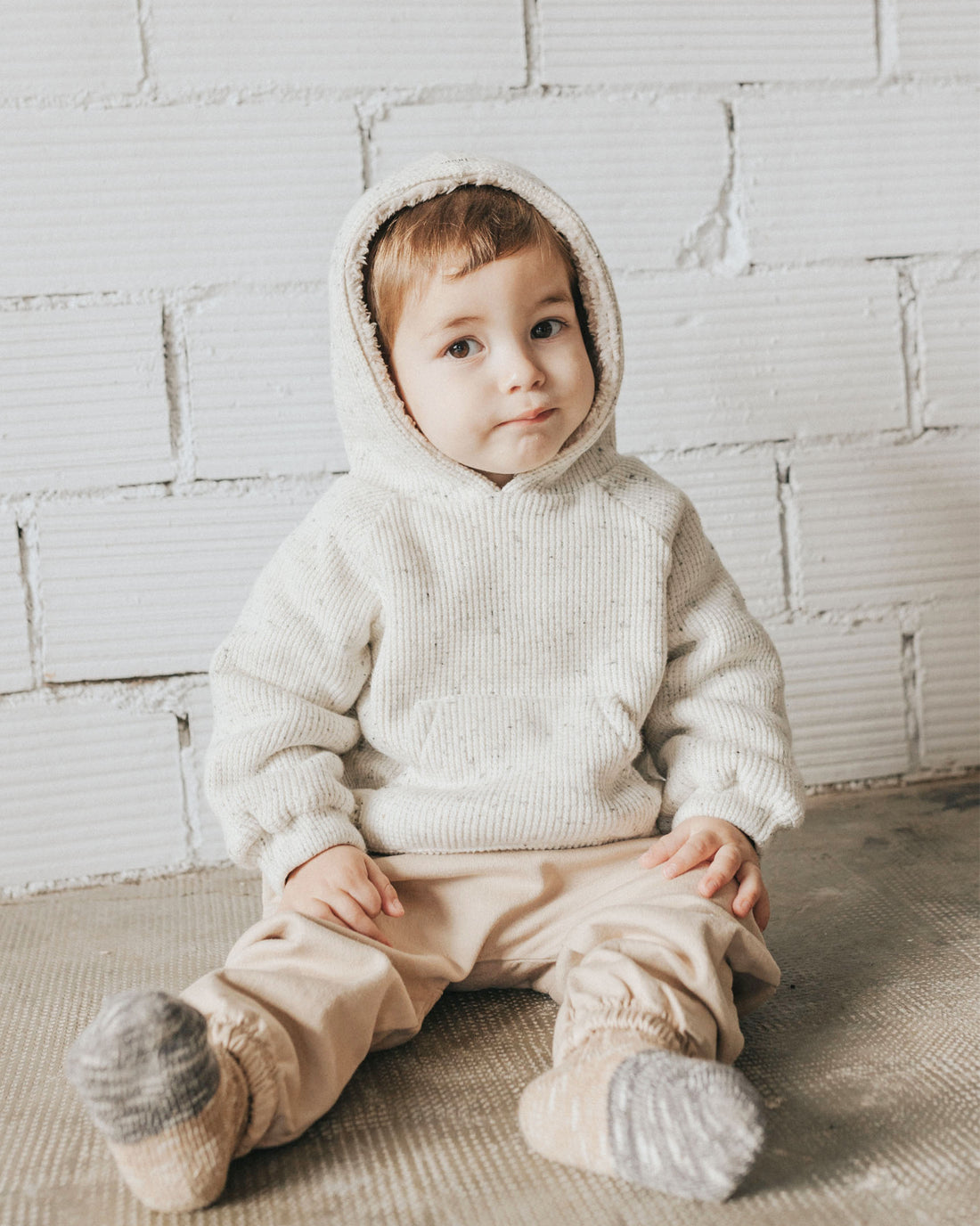 Buho Natural Baby Warm Waffle Jacket