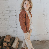 Buho Rust Boho Cardigan