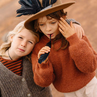 Buho Rust Boho Sweater