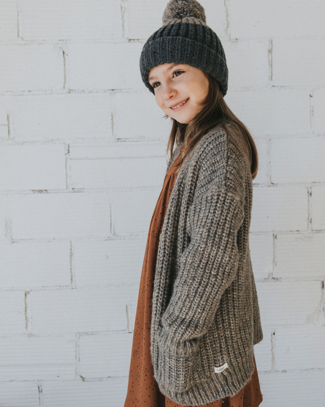 Buho Wood Pockets Cardigan