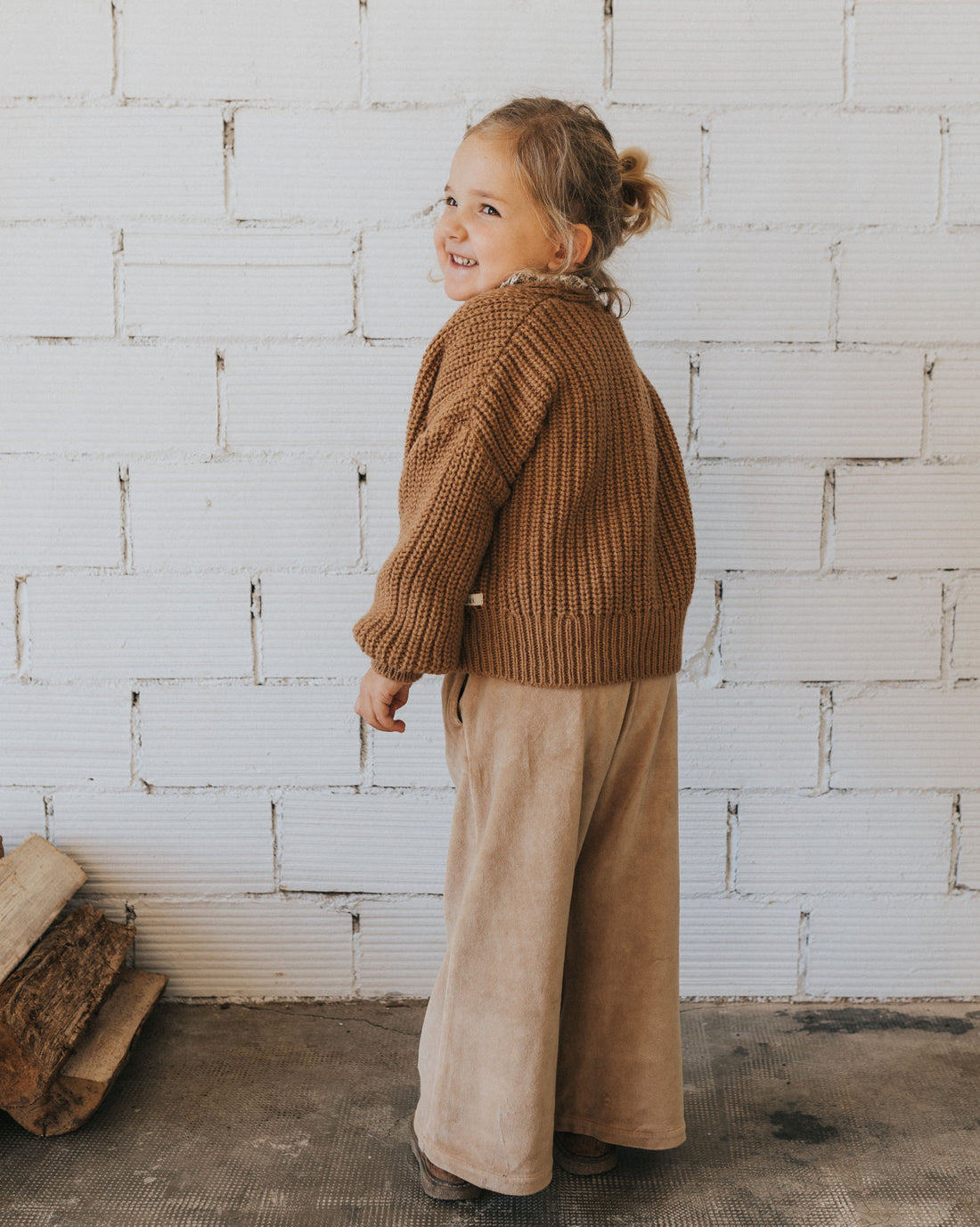 Buho Toffee Soft Knit Cardigan