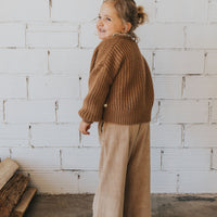 Buho Toffee Soft Knit Cardigan