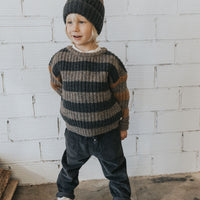 Buho Wood Bands Knit Sweater