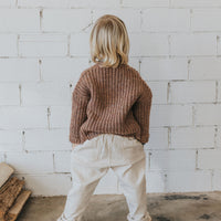 Buho Old Rose Pockets Cardigan