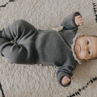 Buho Dark Grey NB Rib Knit Leggings