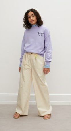 Les Coyotes De Paris Lilac Crewneck Lovisa Sweater