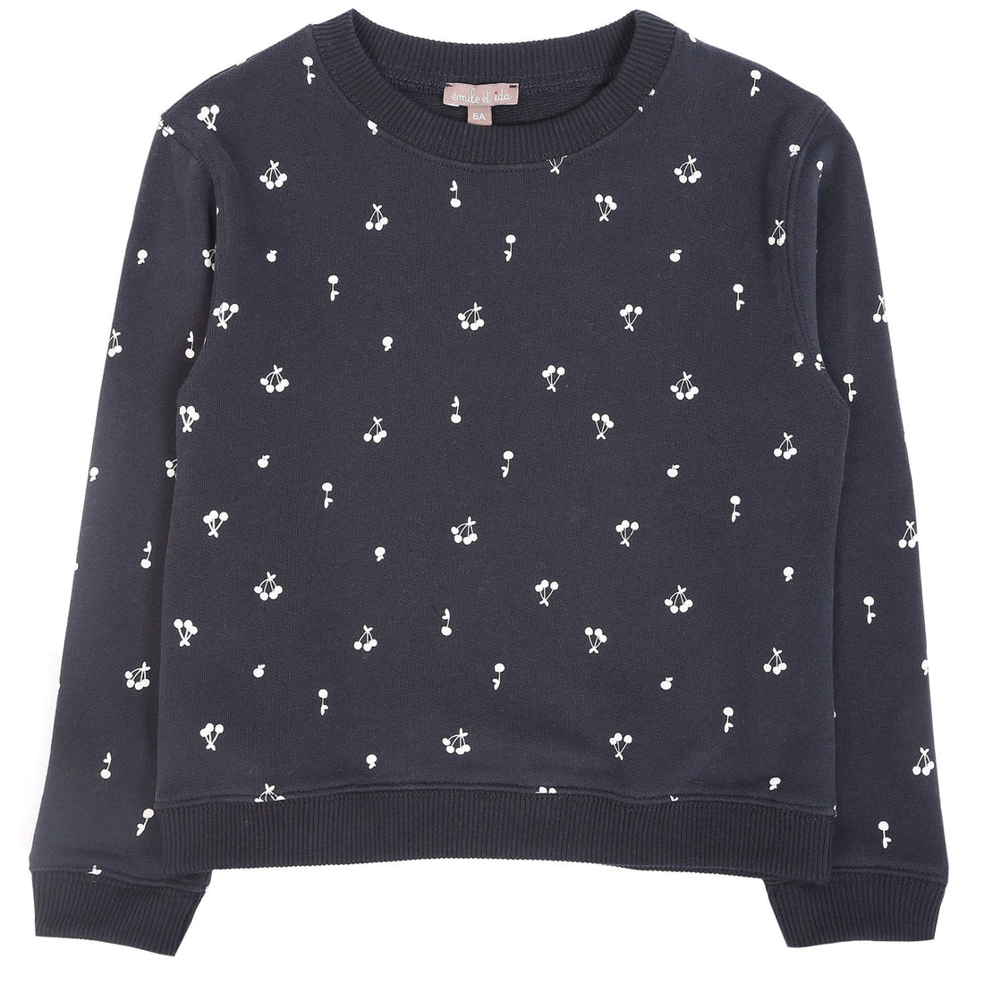 Emile et Ida Navy Cherry Sweatshirt