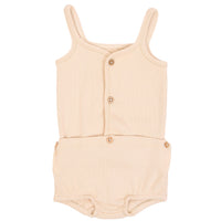 Emile et Ida Pink Crepe Romper