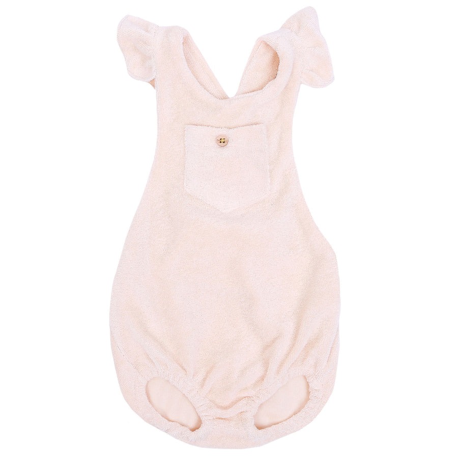 Emile et Ida Pink Terry Romper