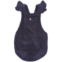 Emile et Ida Navy Terry Romper