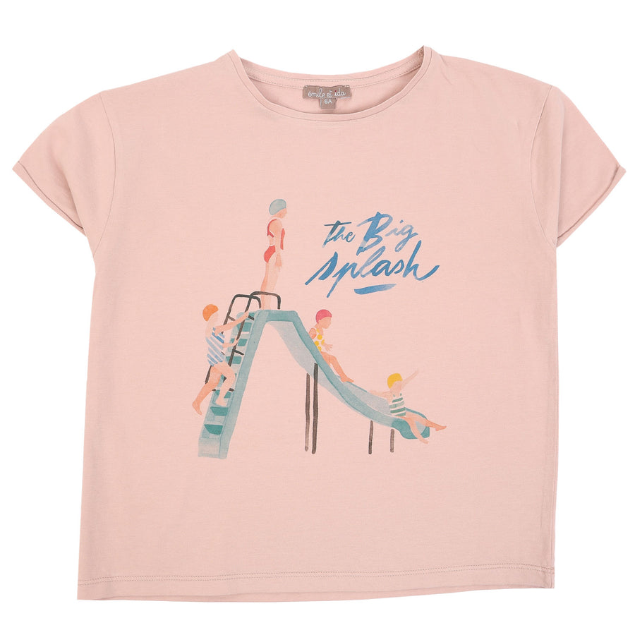 Emile et Ida Pink Splash Tee