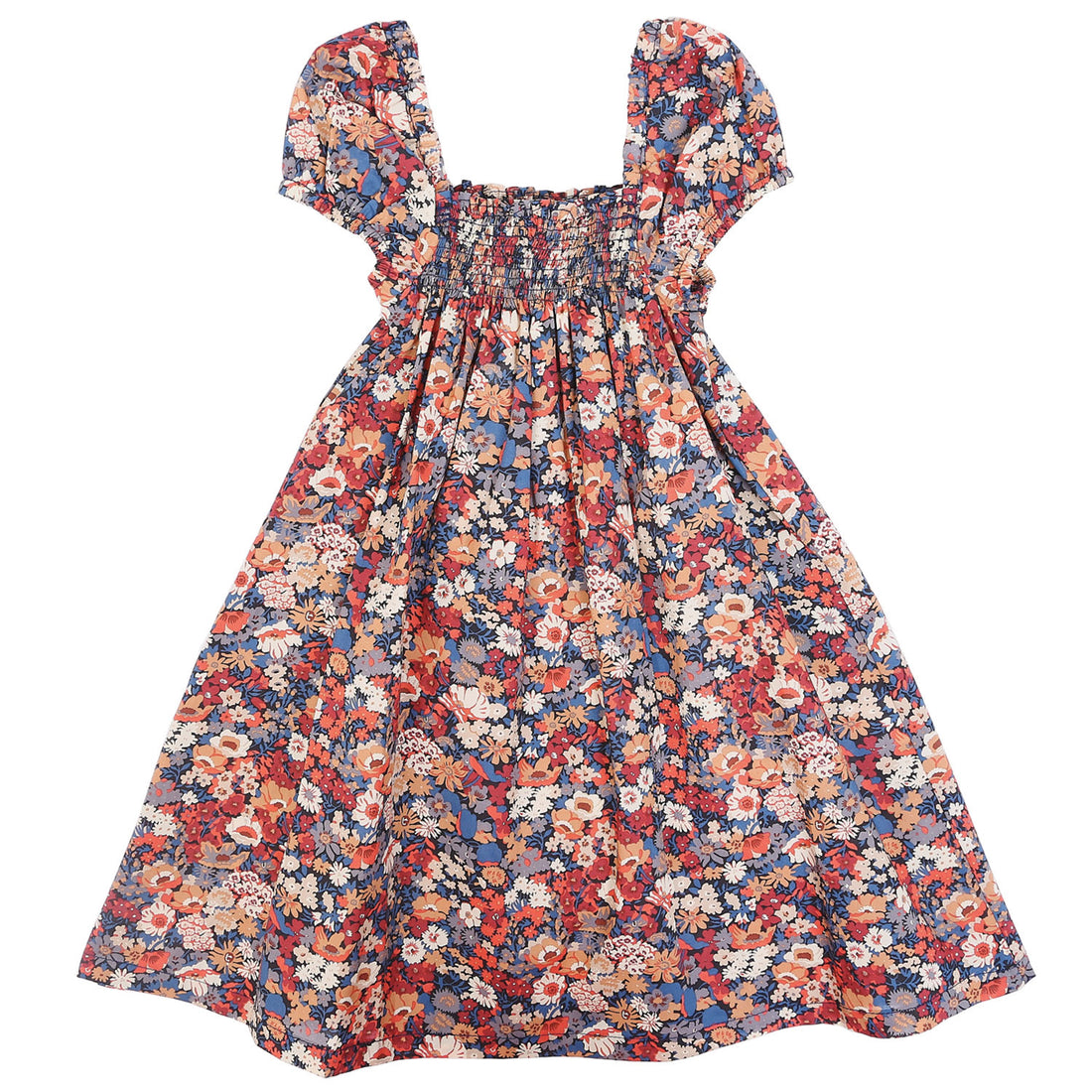 Emile et Ida Red Liberty Print Sundress