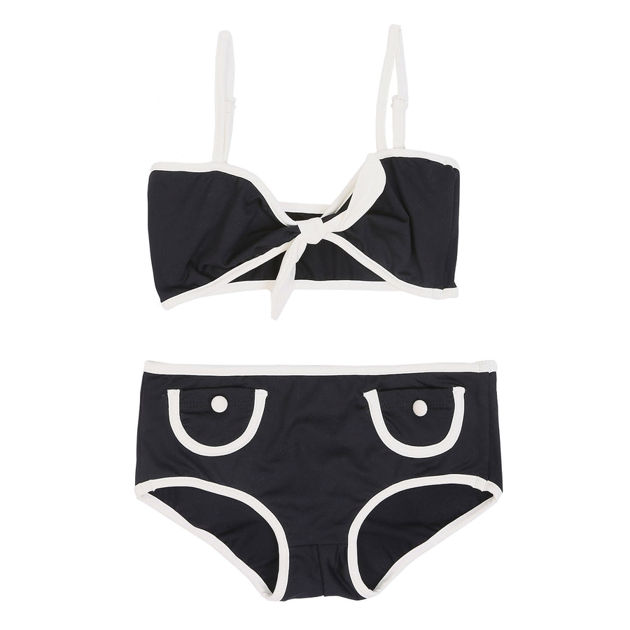 Emile et Ida Black Vintage Bikini