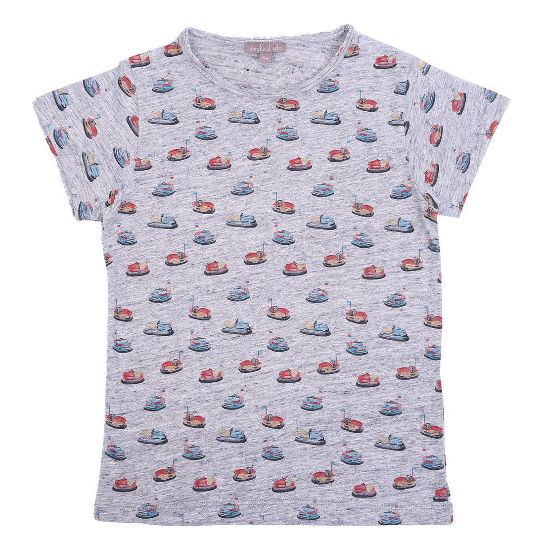Emile et Ida Grey Bumper Car Tee