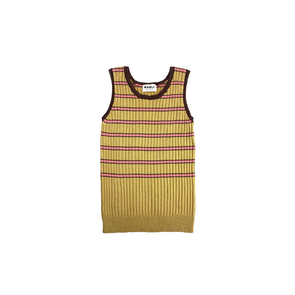 Mabli Dandelion  Striped Mabon Tank