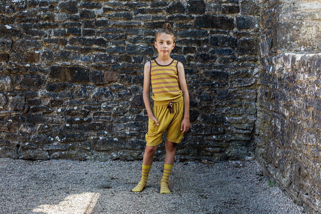 Mabli Dandelion  Striped Mabon Tank