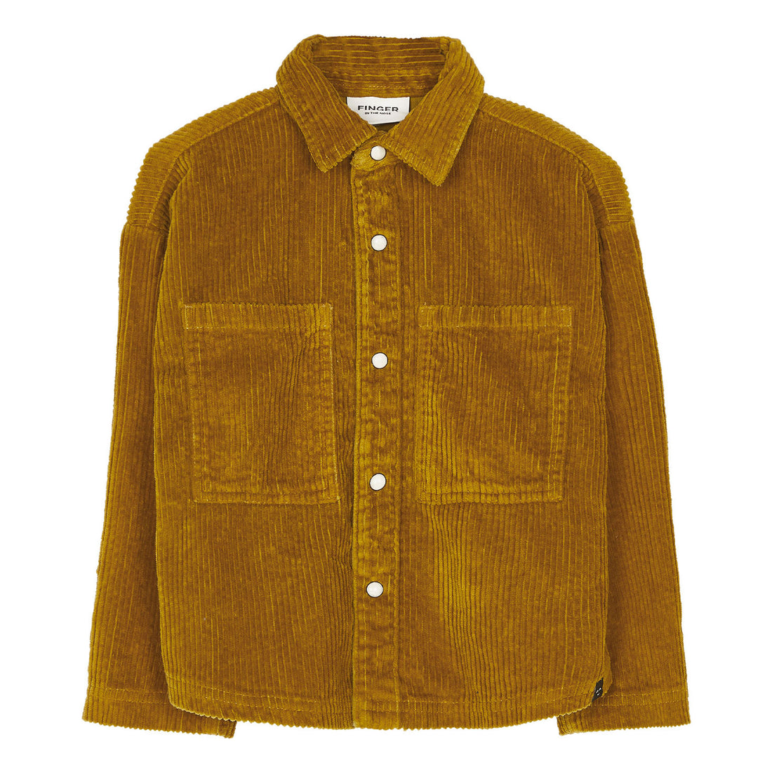 Finger in the Nose Magali Mustard Cord Long Sleeve Shirt