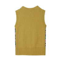 Caramel Sand Fairisle Maple Vest