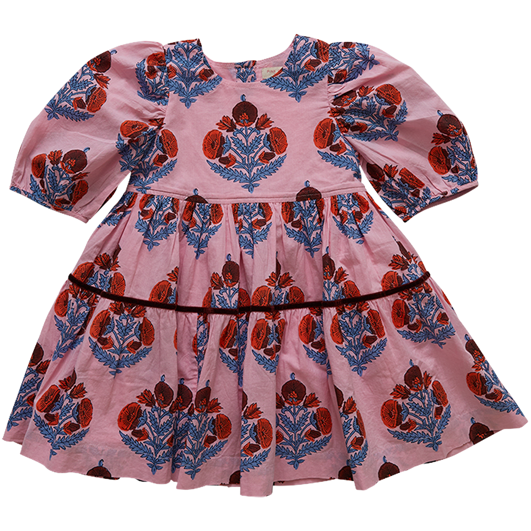 Pink Chicken Maribelle Dress - Bubblegum Flower