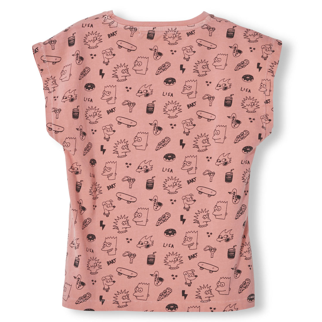 Finger in the Nose Milky Pink Simpsons Marsh Tee