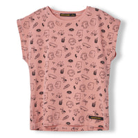 Finger in the Nose Milky Pink Simpsons Marsh Tee