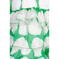 mimisol Green Circle Print Dress