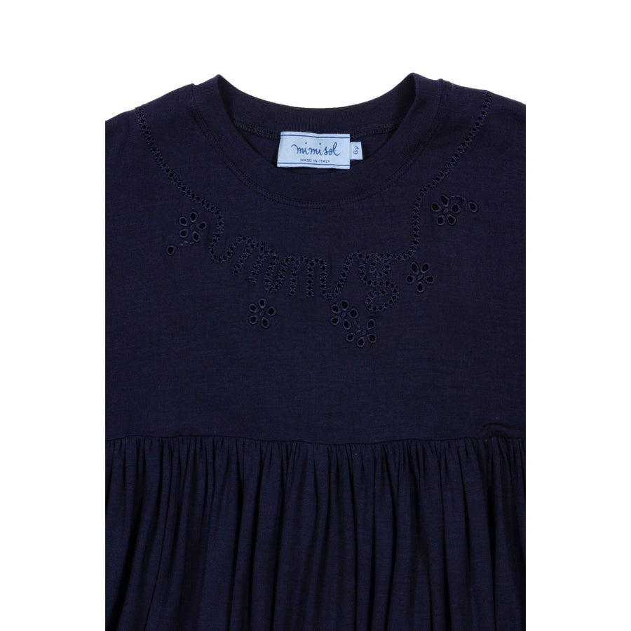 mimisol Navy Jersey Dress
