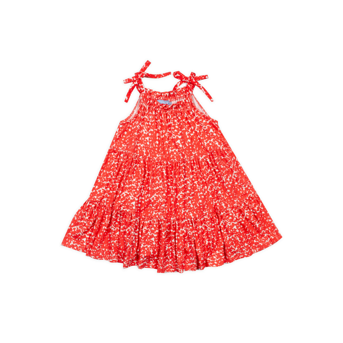 mimisol Red Printed Strap Dress