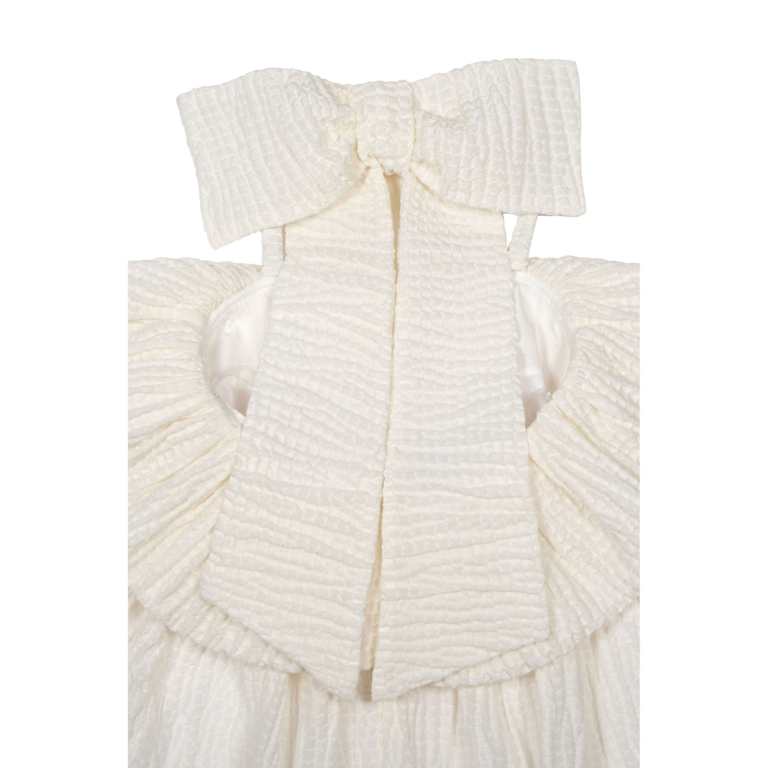 mimisol Cream Bow Back Dress