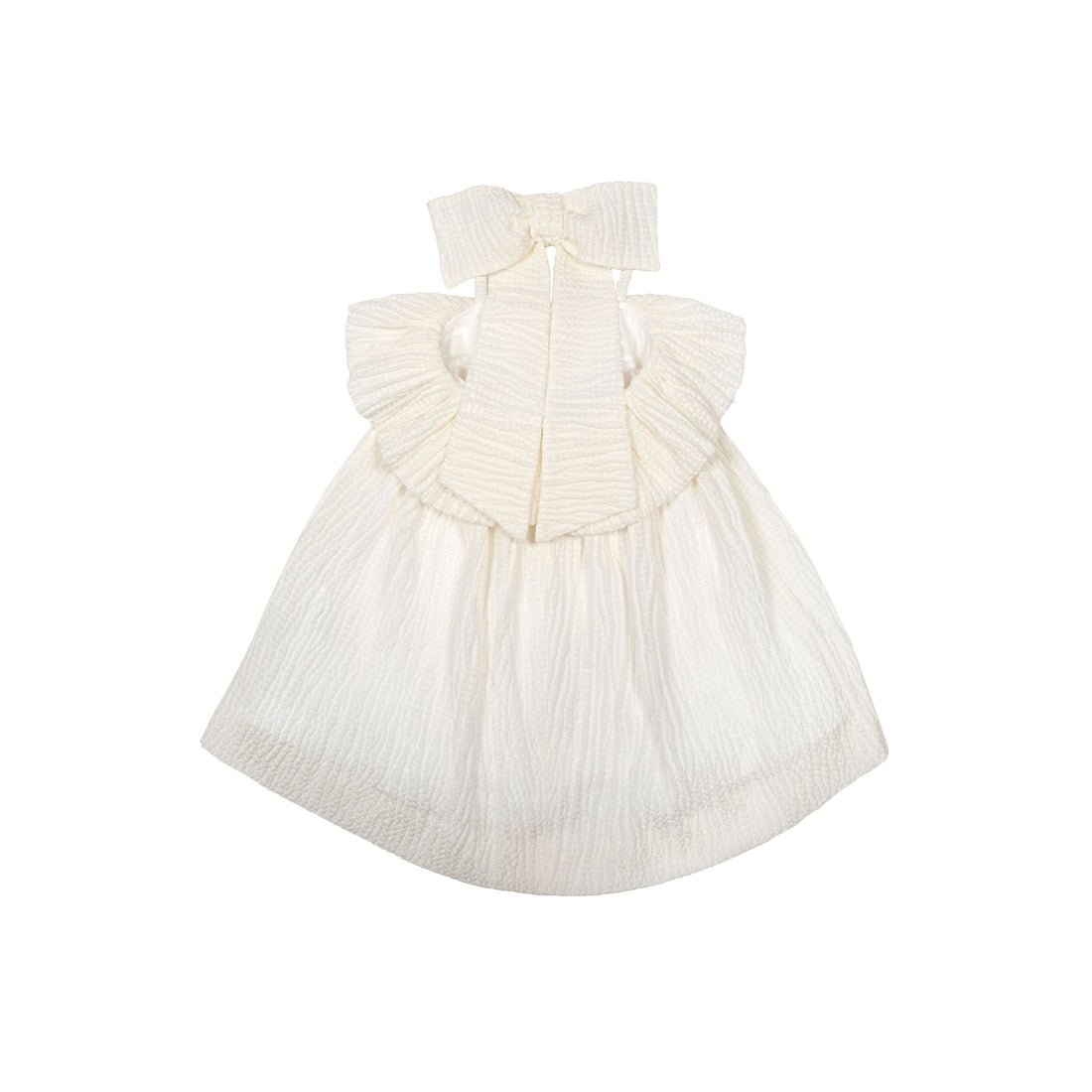 mimisol Cream Bow Back Dress