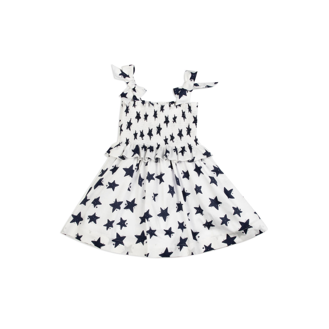 mimisol White Print Dress