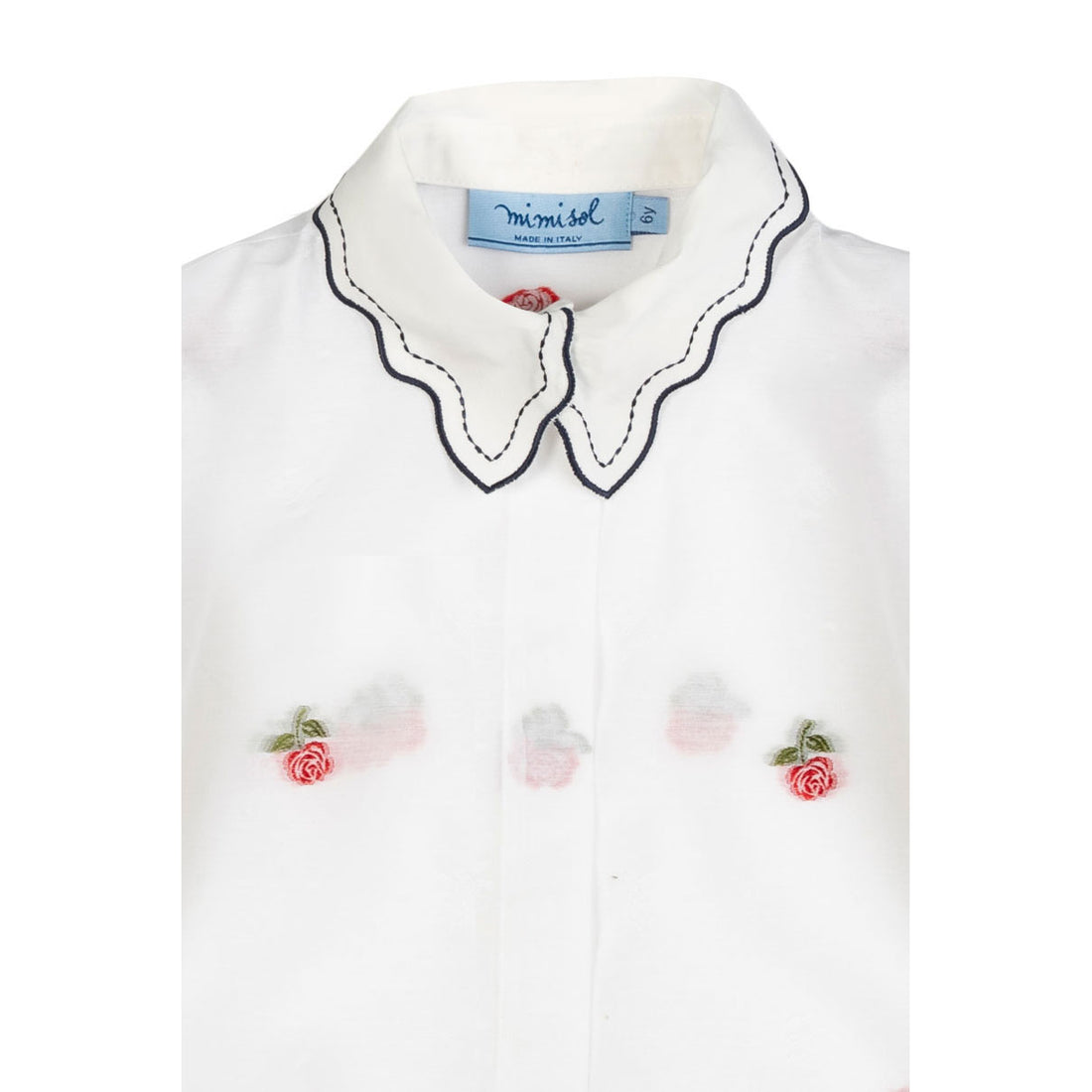 mimisol Cream Roses All Over Blouse