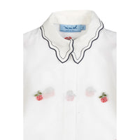 mimisol Cream Roses All Over Blouse
