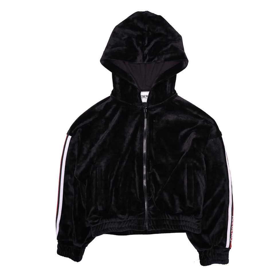 Iceberg Black Sleeve Stripe Sweatshirt