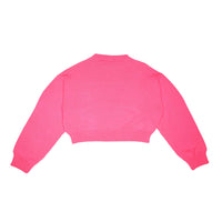 Iceberg Pink Logo Cropped Sweatshirt