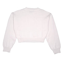 Iceberg Latte Logo Cropped Sweatshirt
