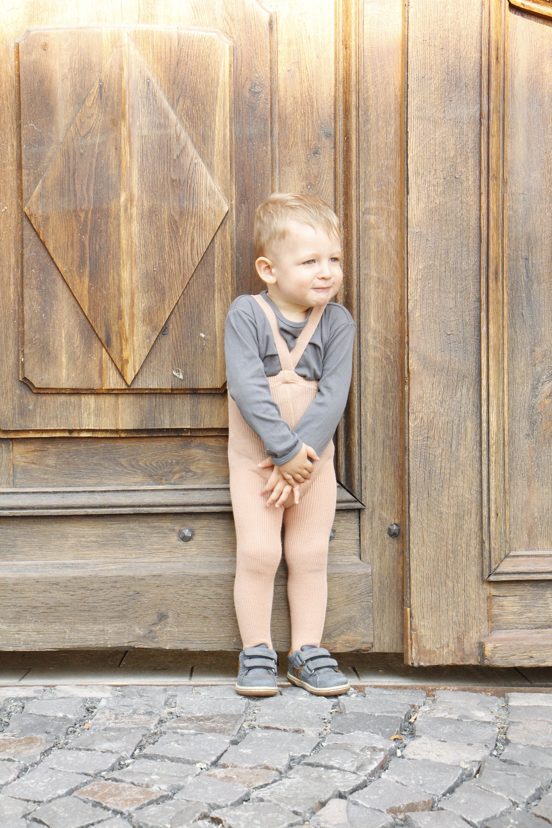 Silly Silas Light Brown Footed Cotton Tights