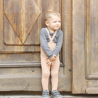 Silly Silas Light Brown Footed Cotton Tights