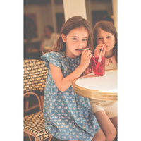 Louis Louise Blue Romantic Flowers Glady Dress