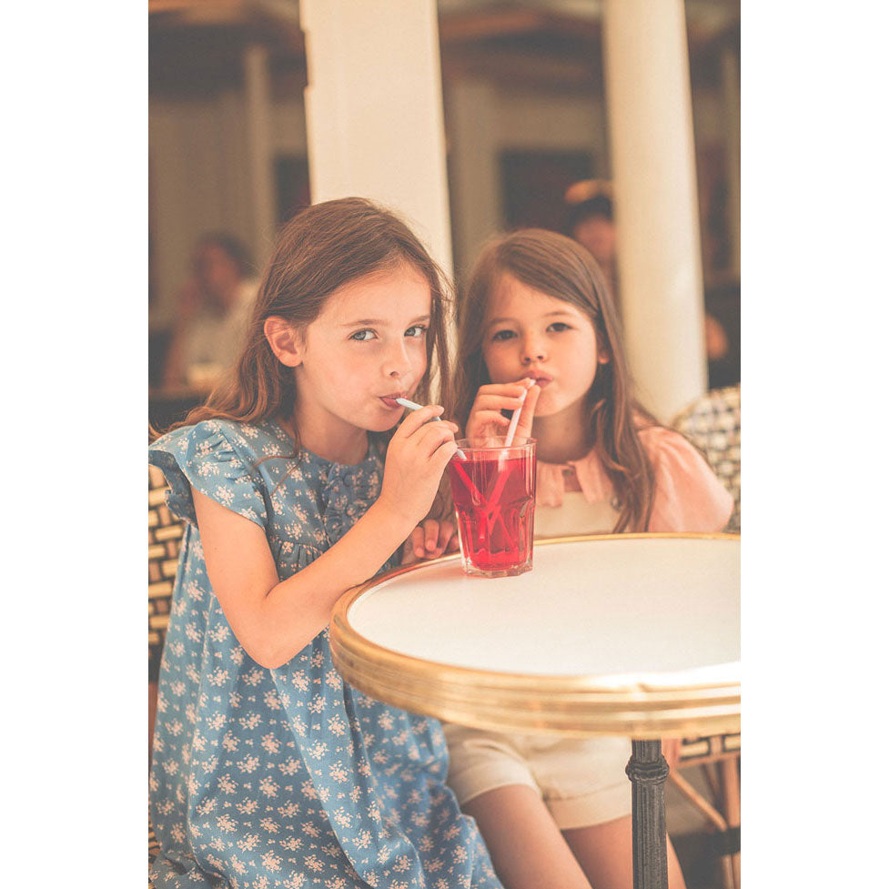 Louis Louise Blue Romantic Flowers Glady Dress