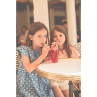 Louis Louise Blue Romantic Flowers Glady Dress