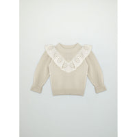 The New Society Ecru Millie Sweater