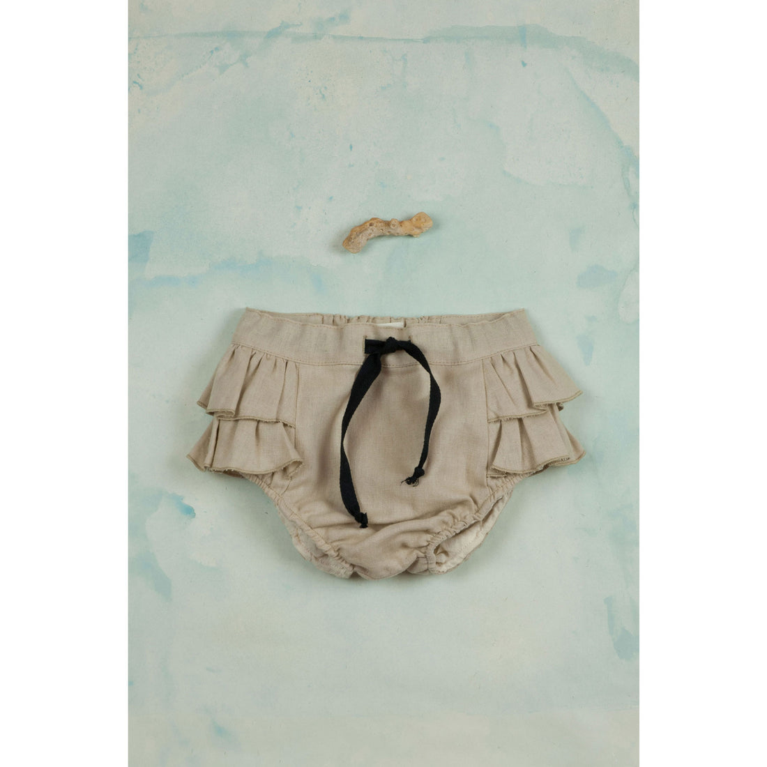 Popelin Beige Frills Culotte