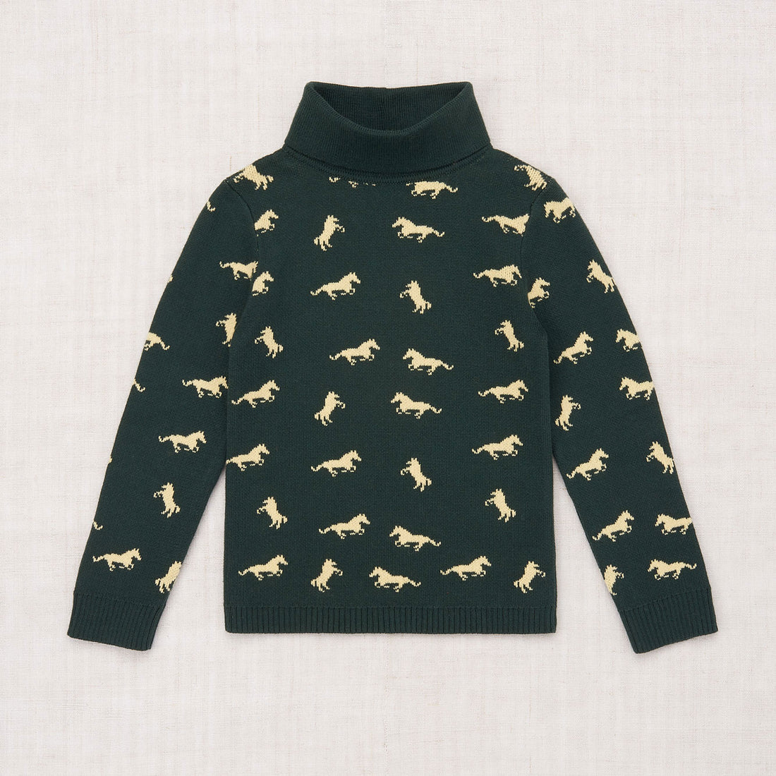 Misha and Puff Izzy Turtleneck  - Camp Green Wild Horses